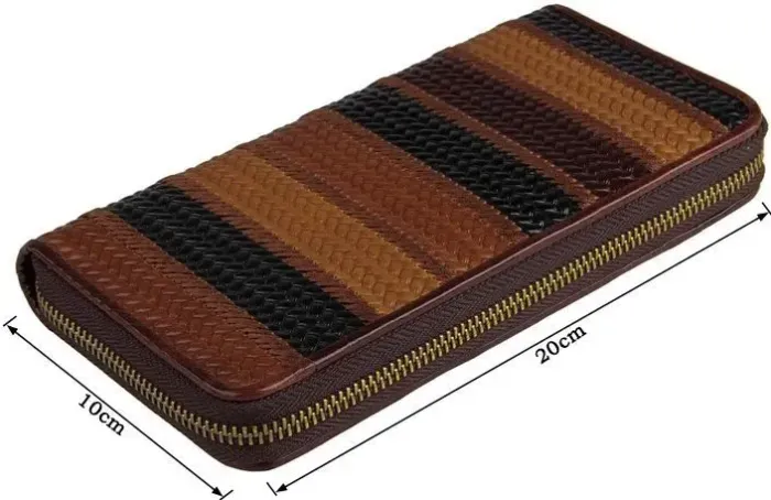 Гаманець жіночий Vintage 14492 на блискавці Коричневий