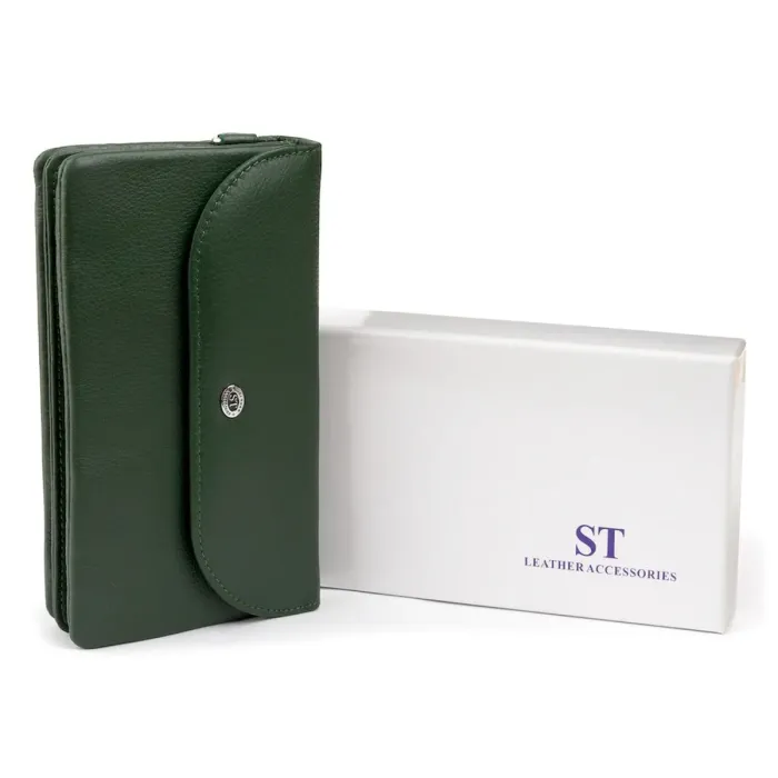 Жіночий клатч жіночий ST Leather 19320 Зелений