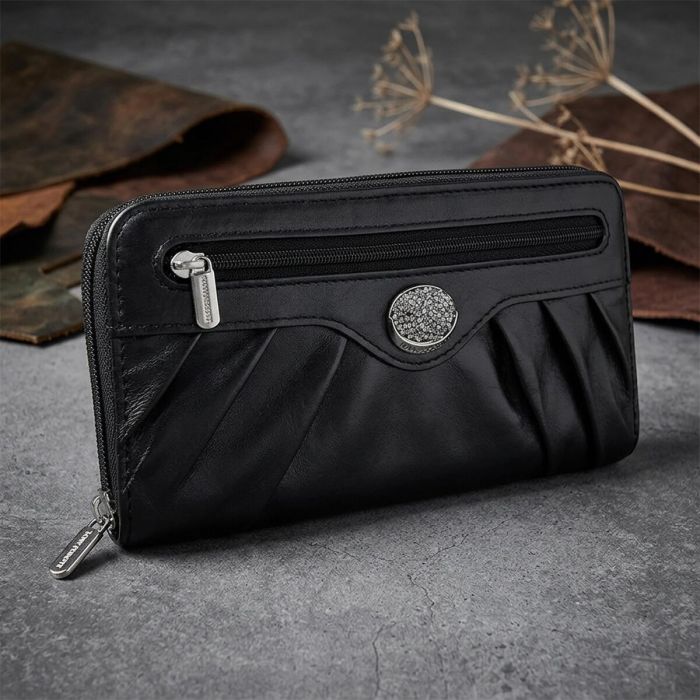 Жіночий гаманець Tony Perotti Swarovski 3160 nero (90060) Чорний