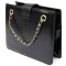 Сумка зі шкірозамінника з тисненням Vintage 14943 Чорна