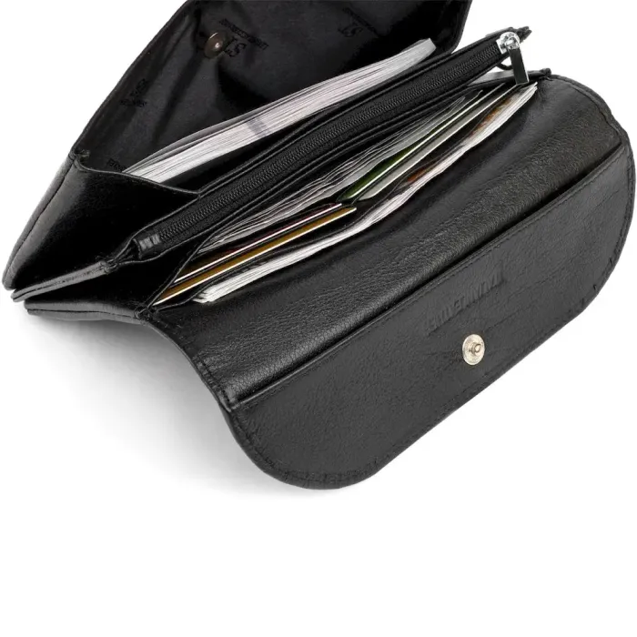 Клатч из кожи женский ST Leather 19316 Черный