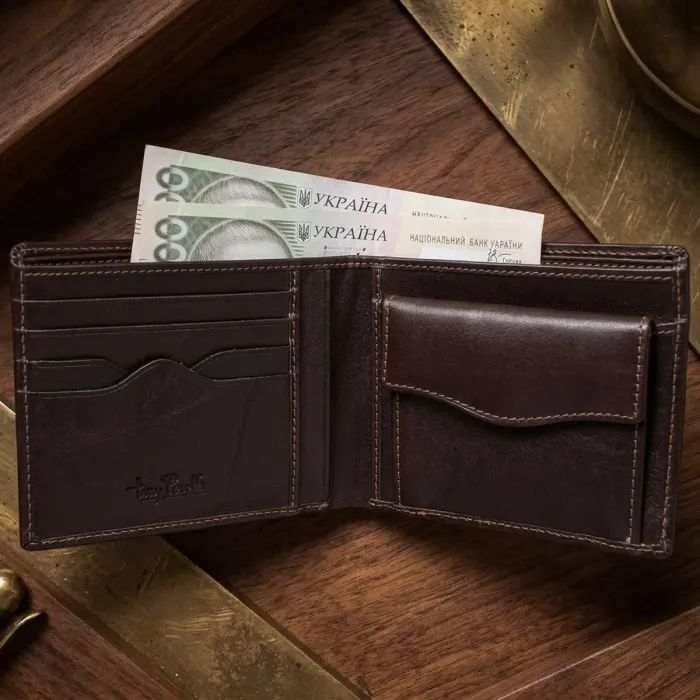 Подарунковий набір Tony Perotti Italico Портмоне+Ремінь+Брелок (534E-51+KR133+200/35) Коричневий