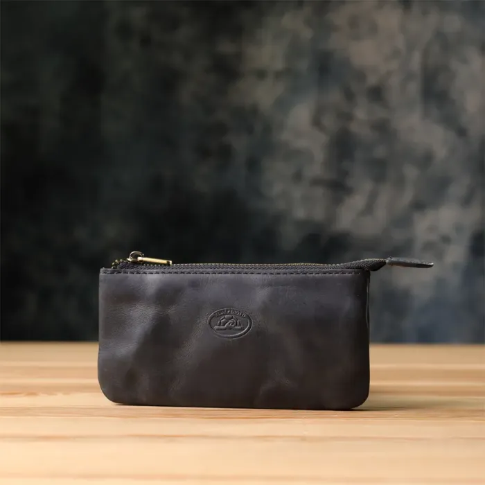 Зручна ключниця на два відділення з матової натуральної шкіри Tony Perotti 20836_1 (3350 nero) Чорний