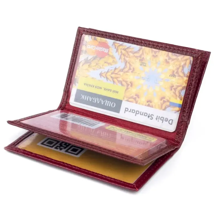 Візитниця-книжка ST Leather 19218 Бордова