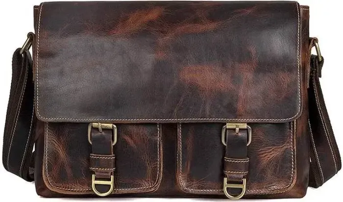 Сумка чоловіча Vintage 14524 Коричнева