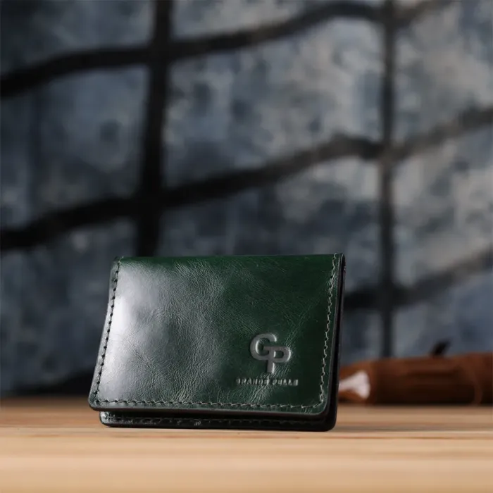 Чудова обкладинка на документи з натуральної гладкої шкіри GRANDE PELLE 22942 Зелений