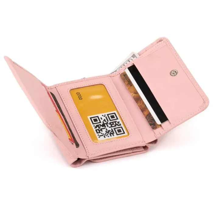 Компактний жіночий гаманець ST Leather 19255 Рожевий