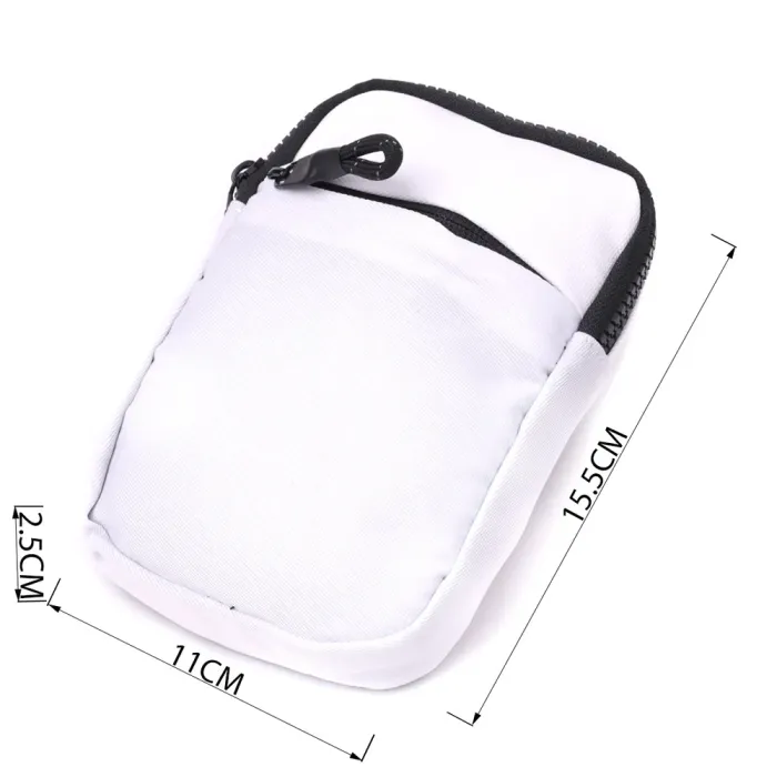 Стильна слінг сумка для подорожей із якісного текстилю Vintage 22867 Білий