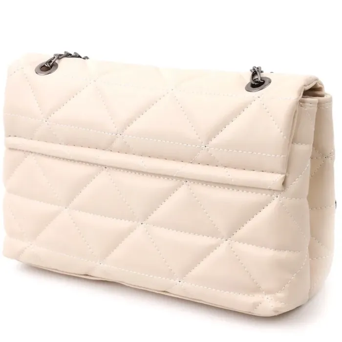 Красива сумка жіноча з еко-шкіри Vintage 18710 Бежевий