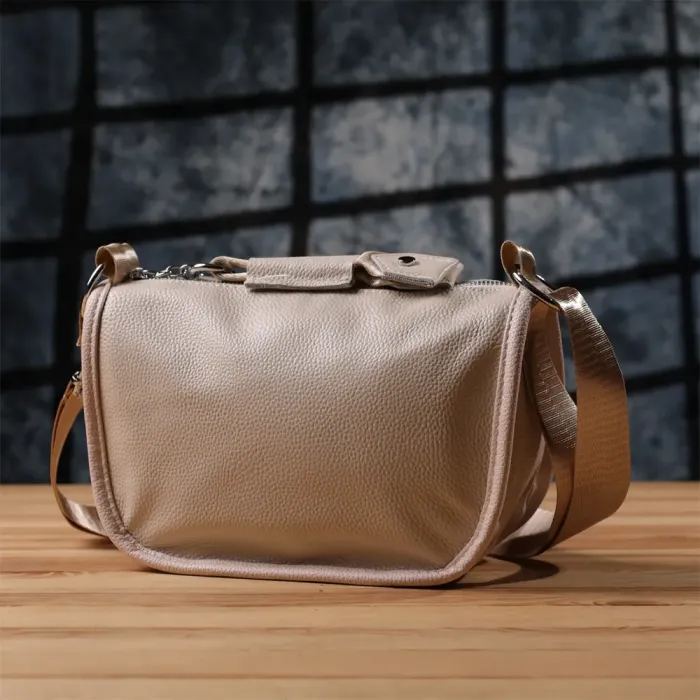 Стильна сумка для жінок із натуральної шкіри Vintage 23010 Білий