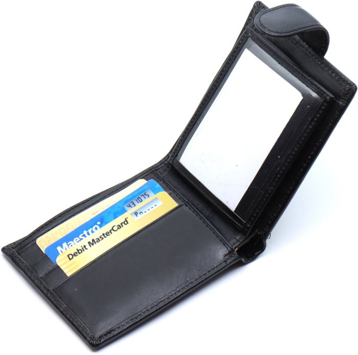 Стильне шкіряне портмоне ST Leather В 103 Чорний