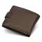 Шкіряне чоловіче портмоне на кнопці ST Leather ST104 Коричневе