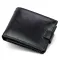 Класичне чоловіче портмоне з натуральної шкіри ST Leather В102 Чорний