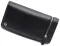 Чорний багатофункціональний чоловічий гаманець з натуральної шкіри МС291