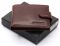 Коричневе чоловіче портмоне на кнопці з натуральної шкіри Marco Coverna B047-802