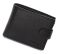 Чорне шкіряне портмоне з відділом для документів Marco Coverna MCBK10-805