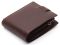 Коричневе портмоне з відділенням для документів із натуральної шкіри Marco Coverna MCB047-896