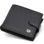 Чоловіче портмоне з натуральної шкіри ST Leather ST153 чорний