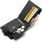 Шкіряне чоловіче портмоне на кнопці ST Leather ST-104-1 чорний