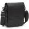 Шкіряна чоловіча сумка-месенджер 24х20х6, барсетка через плече Tiding Bag TD-23433 чорна