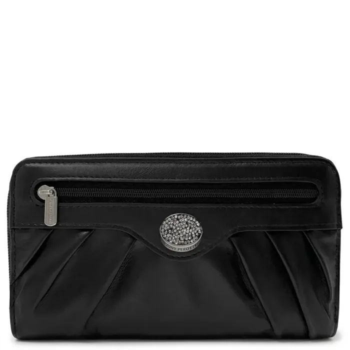 Жіночий гаманець Tony Perotti Swarovski 3160 nero (90060) Чорний