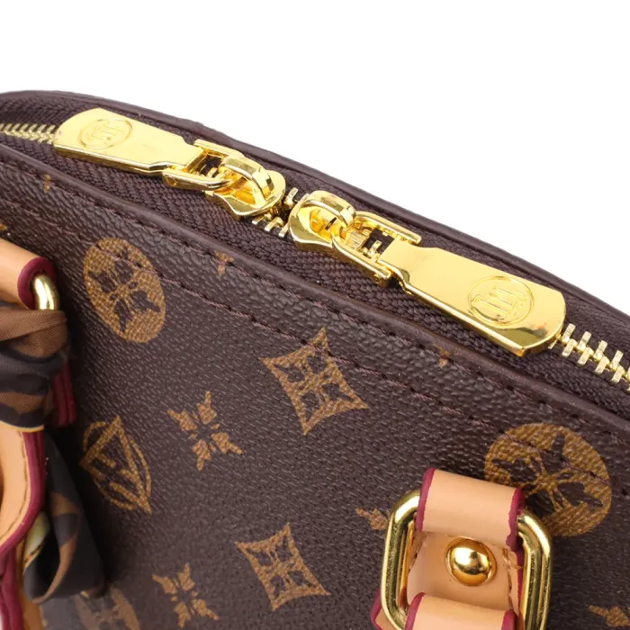 Каркасна жіноча сумка з екошкіри Vintage 15152 Коричневий