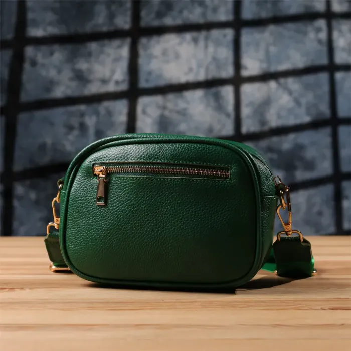 Цікава сумка для жінок з натуральної шкіри Vintage 22900 Зелений
