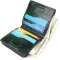 Компактний гаманець у дві складення з натуральної гладкої шкіри GRANDE PELLE 22946 Зелений