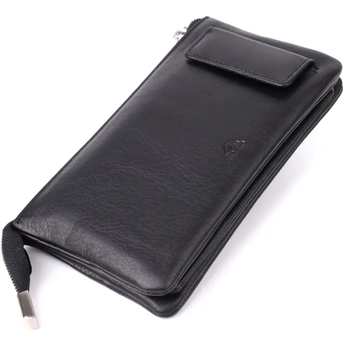 Оригінальний жіночий гаманець з натуральної шкіри Tony Perotti 20903_1 (2651 nero) Чорний