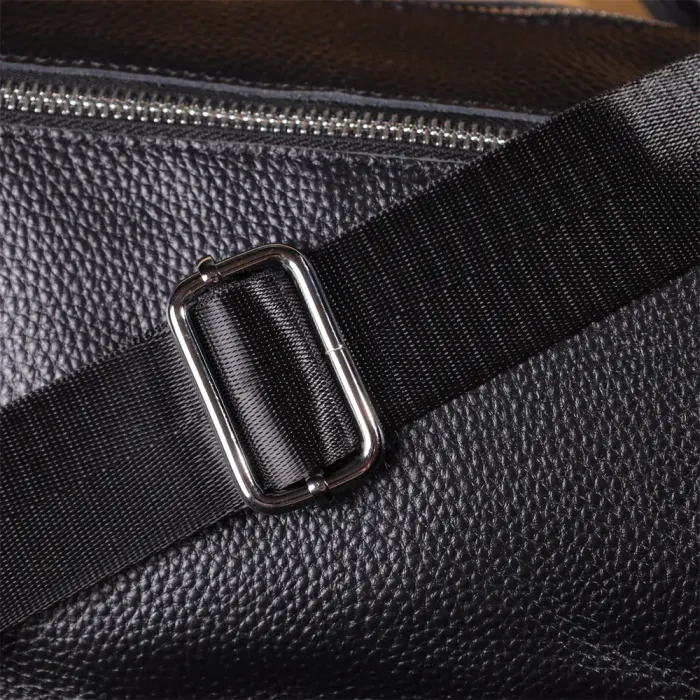 Стильна напівкругла сумка для жінок із натуральної шкіри Vintage 22905 Чорний