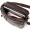 Вертикальна чоловіча сумка Vintage 20825 шкіряна Коричневий
