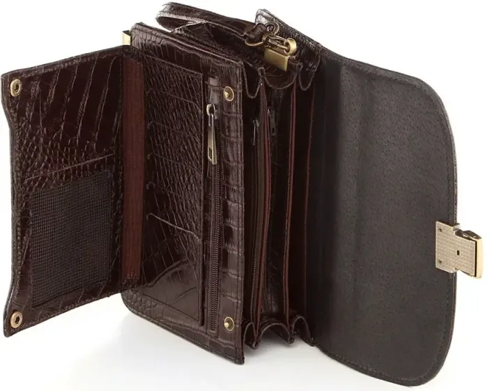 Барсетка SHVIGEL 00377 Коричнева