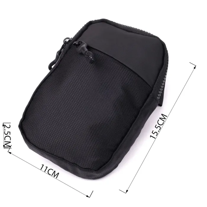 Слінг сумка для подорожей із якісного текстилю Vintage 22866 Чорний