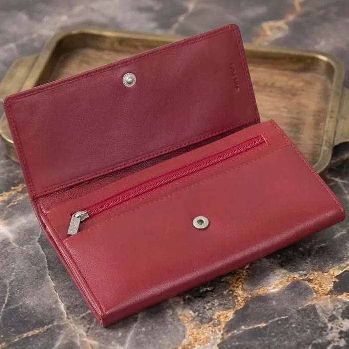 Жіночий гаманець Tony Perotti натуральна шкіра Cortina 5048 rosso (90317) Червоний
