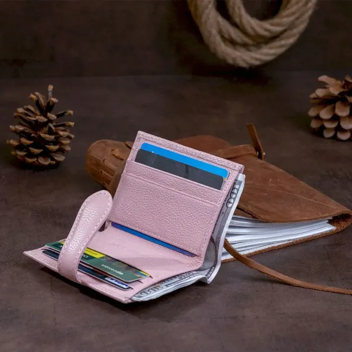 Гаманець-візитниця ST Leather 19209 Рожевий