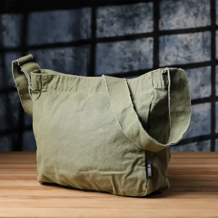 Сумка на плече з якісного текстилю Vintage 15131 Оливковий