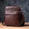 Зручна чоловіча сумка з натуральної шкіри 22858 Vintage Коричневий
