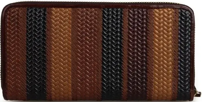 Гаманець жіночий Vintage 14492 на блискавці Коричневий