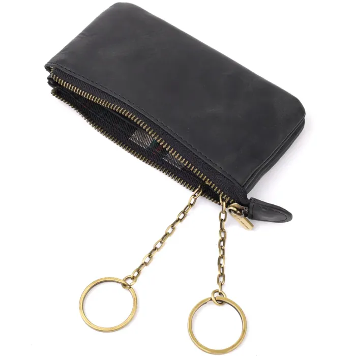 Зручна ключниця на два відділення з матової натуральної шкіри Tony Perotti 20836_1 (3350 nero) Чорний