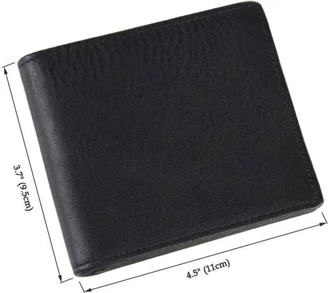 Гаманець чоловічий Vintage 14516 шкіряний Чорний