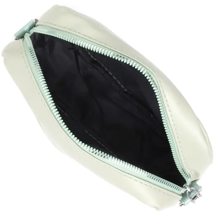 Стильна жіноча сумка крос-боді з монетницею з екошкіри Vintage 22797 Фісташковий