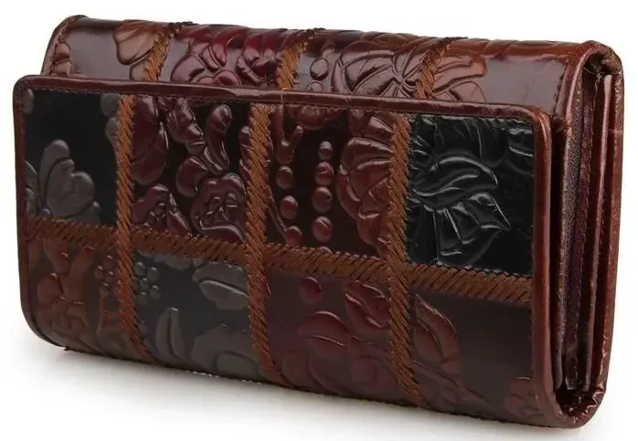 Кошелек женский Vintage 14349 кожаный Коричневый