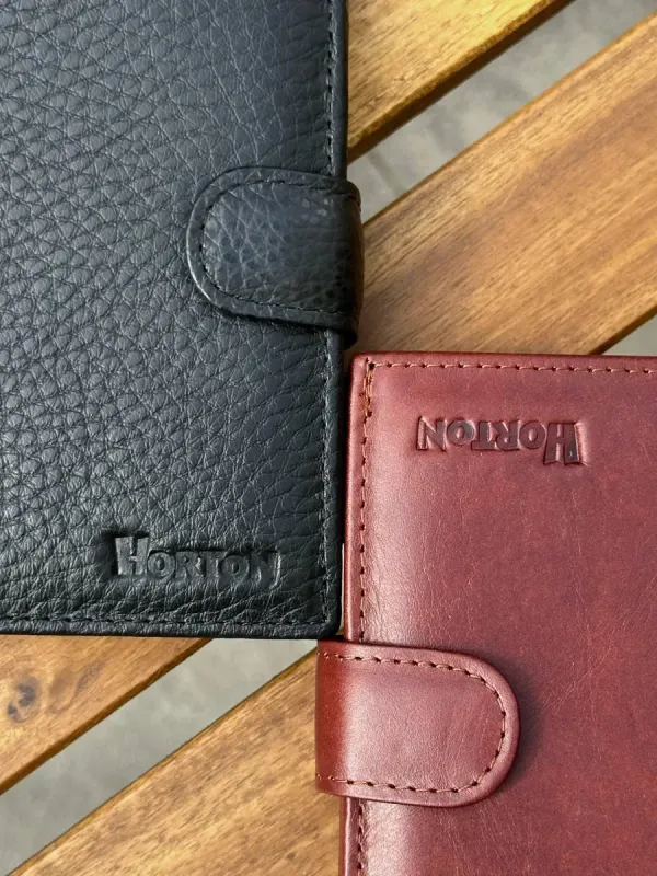 Чоловічий шкіряний гаманець люкс, чоловіче портмоне натуральна шкіра HORTON 301B