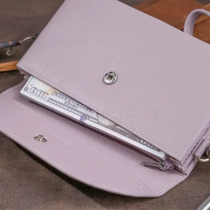 Жіночий клатч жіночий ST Leather 19322 Ліловий