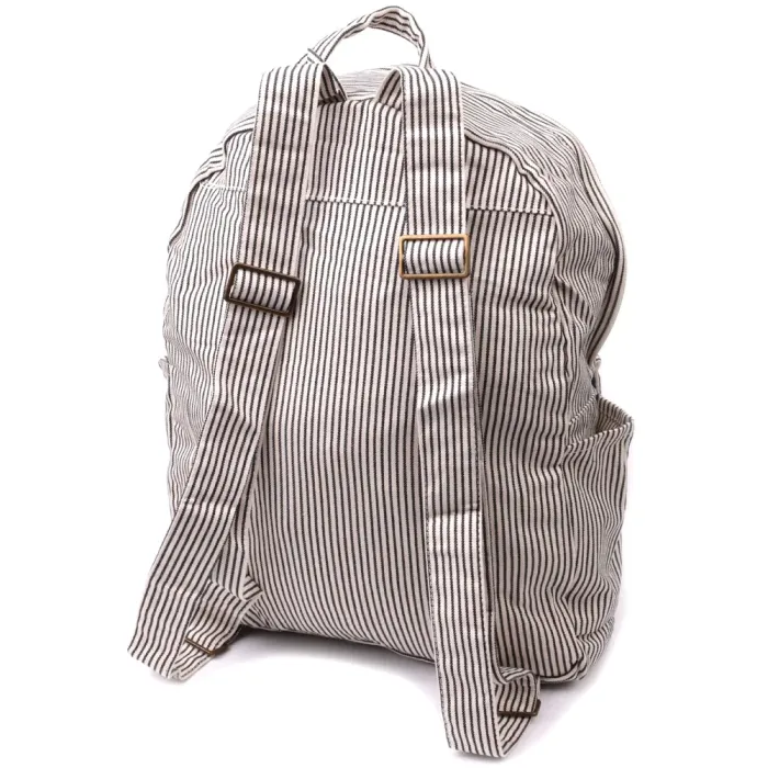 Літній жіночий рюкзак з якісного текстилю Vintage 15077 Молочний