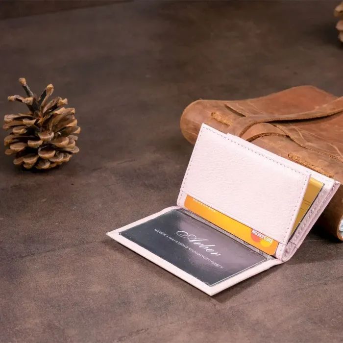 Візитниця-книжка ST Leather 19220 Рожева