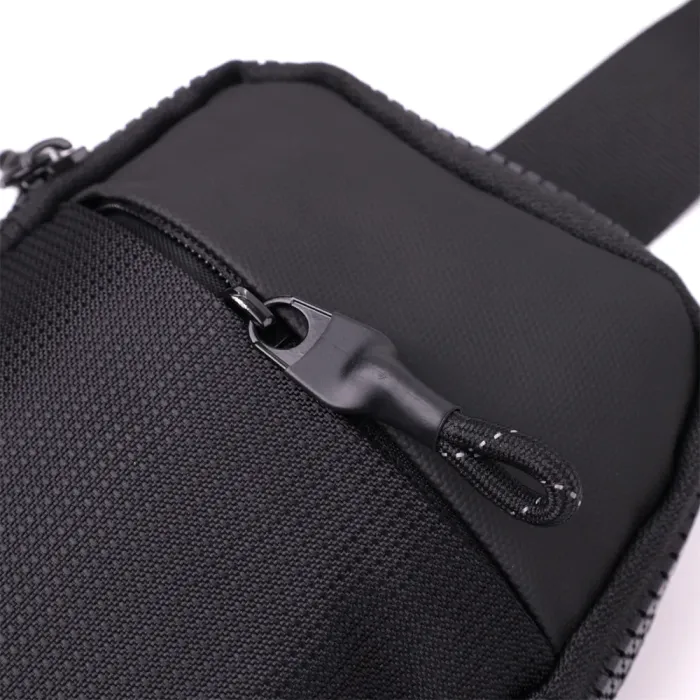 Слінг сумка для подорожей із якісного текстилю Vintage 22866 Чорний