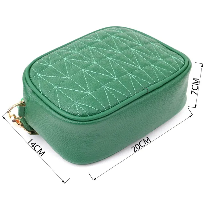 Цікава сумка для жінок з натуральної шкіри Vintage 22900 Зелений