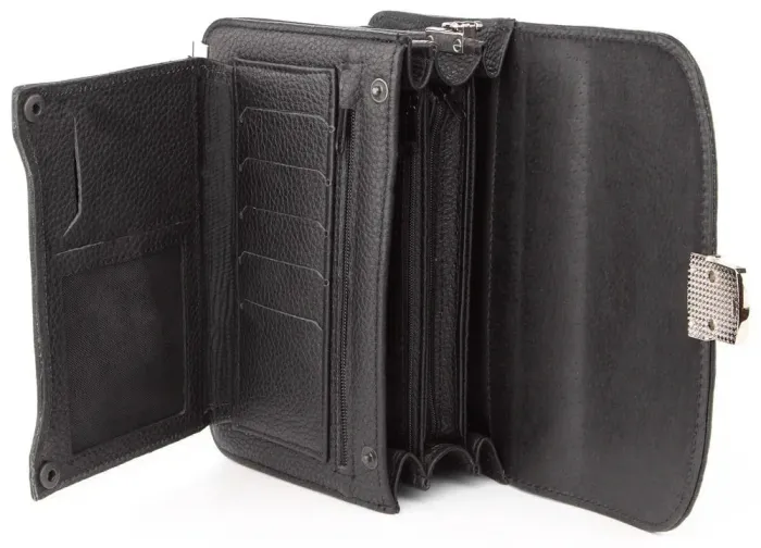 Барсетка SHVIGEL 00378 Чорна