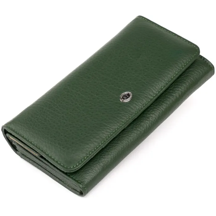 Гаманець шкіряний жіночий ST Leather 19286 Зелений